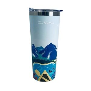 🐳 Tim Hortons Stainless Steel Travel Mug 22oz.
